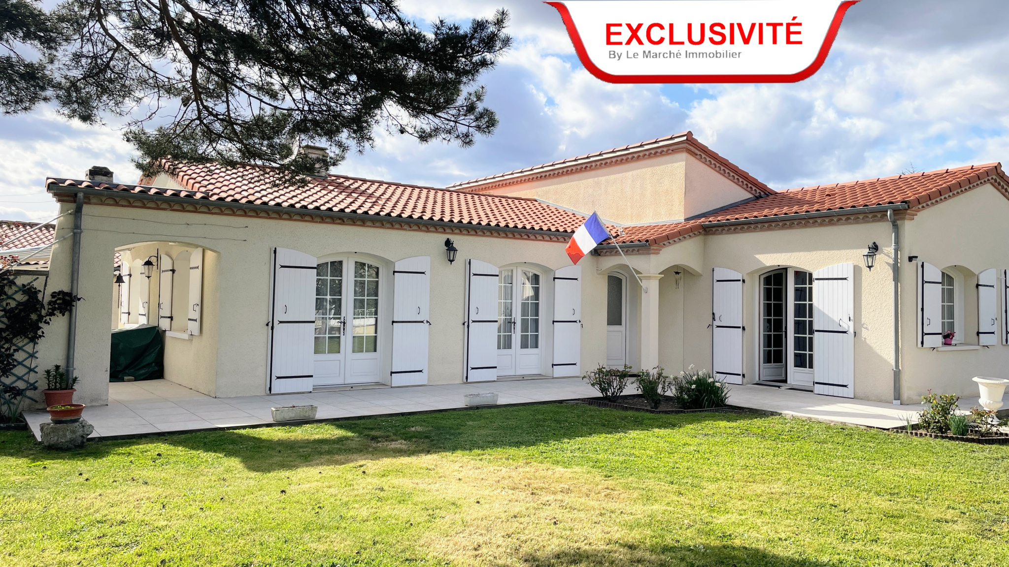 Villa de plain-pied à deux pas du centre de Casteljaloux