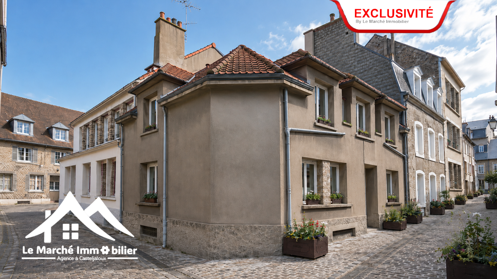 EXCLUSIF - Immeuble de rapport  6 logements au cœur de la haute ville