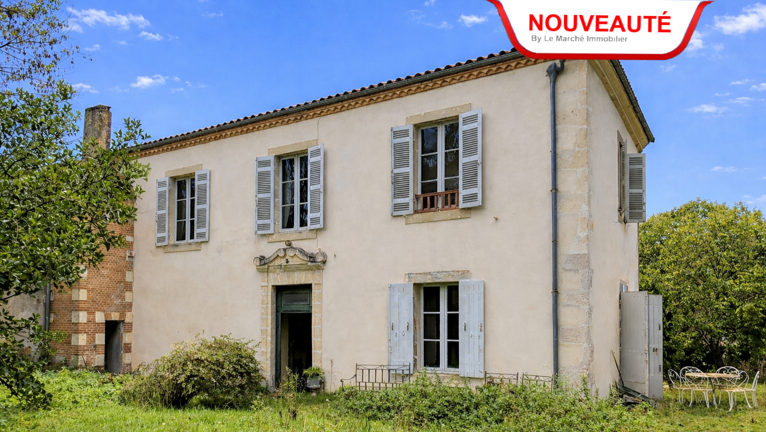 Maison de maître avec parc paysager   Cœur du village de Villefranche-du-Queyran