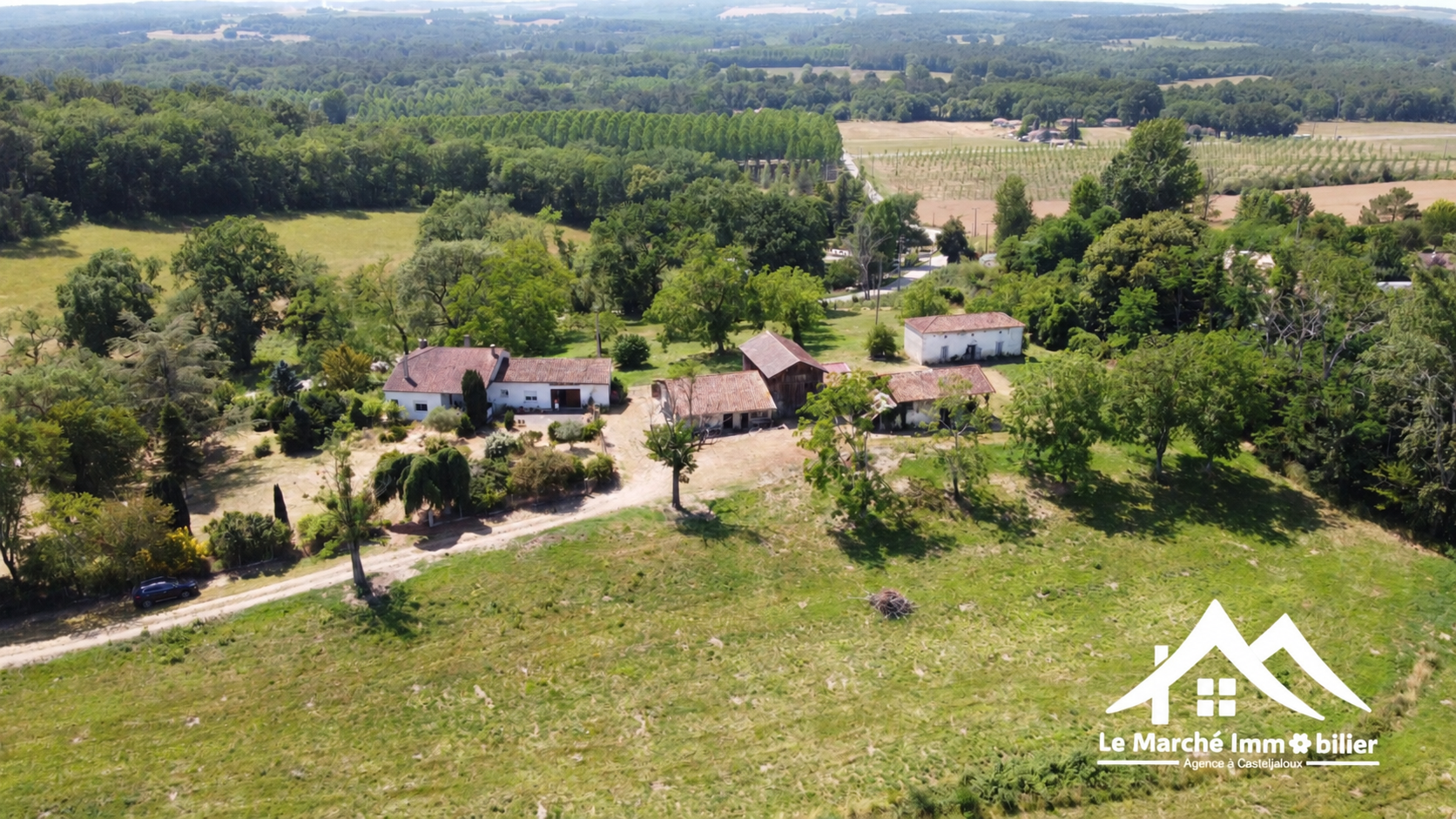 Un domaine de caractère aux portes de Casteljaloux