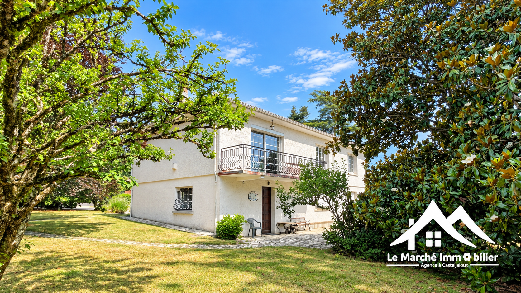 À Casteljaloux, une maison familiale avec jardin, calme et proximité du centre